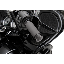 Load image into Gallery viewer, PERFORMANCE MACHINE 08-19 FLHT/FLHR BLACK CONTOUR GRIPS PR 0063-2020-B - Motomike Canada