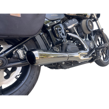 Load image into Gallery viewer, BASSANI XHAUST END CAP SLASH CUT BK CHR BESMS2MC