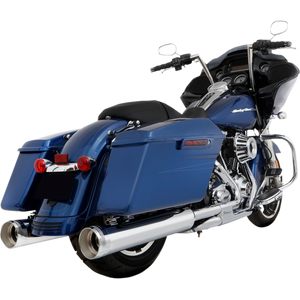 RINEHART RACING 95-16 FL MOTOPRO45 MUFFLERS CHR/CHR TRAD 500-0108TC