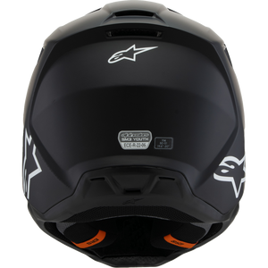 ALPINESTARS HELMET SM3 YOUTH SOLID MATTE BK S ECE06 8302425-110-YS