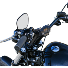 Load image into Gallery viewer, Thrashin Supply Co TSC-8025-1 Straight Handlebar Riser Kit with Gauge Cutout - 8in. - Anodized Black