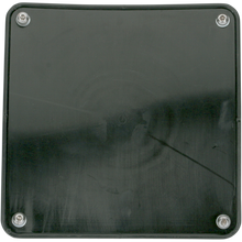 Load image into Gallery viewer, MOTORSPORT PRODUCTS MX/XC BUMPER NUMBER PLATE BLACK 80-0002