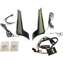 Load image into Gallery viewer, CUSTOM DYNAMICS LED PANELS CHR W/SMKLNS FASCIADC-BCMC