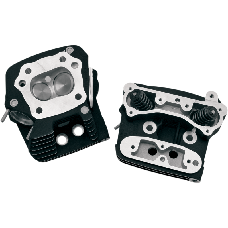 S&S CYCLE 84-99 BLACK CYL/HEAD KIT F/ OEM PISTONS 106-4570