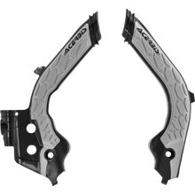 Load image into Gallery viewer, Acerbis - 19-23 Husqvarna 125-501s TC/FC/FX/FE/TE/TX/ 21-23 GasGas Frame Guard X Grip - Black/Gray (2733451001)