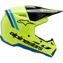 Load image into Gallery viewer, ALPINESTARS HELMET SM3 YTH RADIUM Y/B/BL M ECE06 8301925-5017-YM