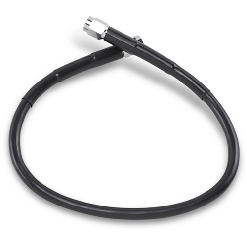 DRAG SPECIALTIES BLACK S/S BRAKE LINE 17