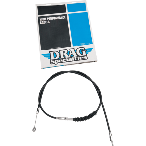 DRAG SPECIALTIES BLACK S/TAIL HE CLUTCH CABLE 4322302HE
