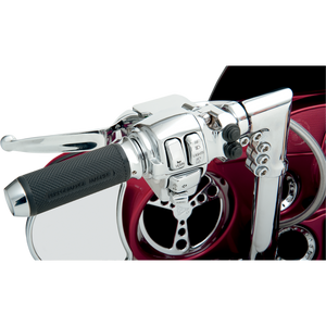 DRAG SPECIALTIES 96-13 FLHT LOWER LEFT SW/HOUSING W/RAD 0616-0076