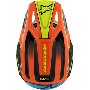 ALPINESTARS HELMET SM3 YTH FRAY B/O/Y M ECE06 8301725-1455-YM
