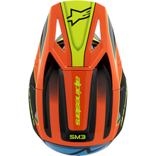 Load image into Gallery viewer, ALPINESTARS HELMET SM3 YTH FRAY B/O/Y L ECE06 8301725-1455-YL