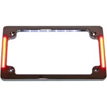 Load image into Gallery viewer, CUSTOM DYNAMICS FRAME LIC PLT W/LT CHR TF07-C