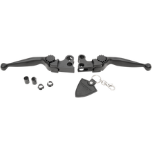 Load image into Gallery viewer, POWERSTANDS RACING 14-16 FLHT Jouney Lever SET BLK W/HYDR 12-00604-22