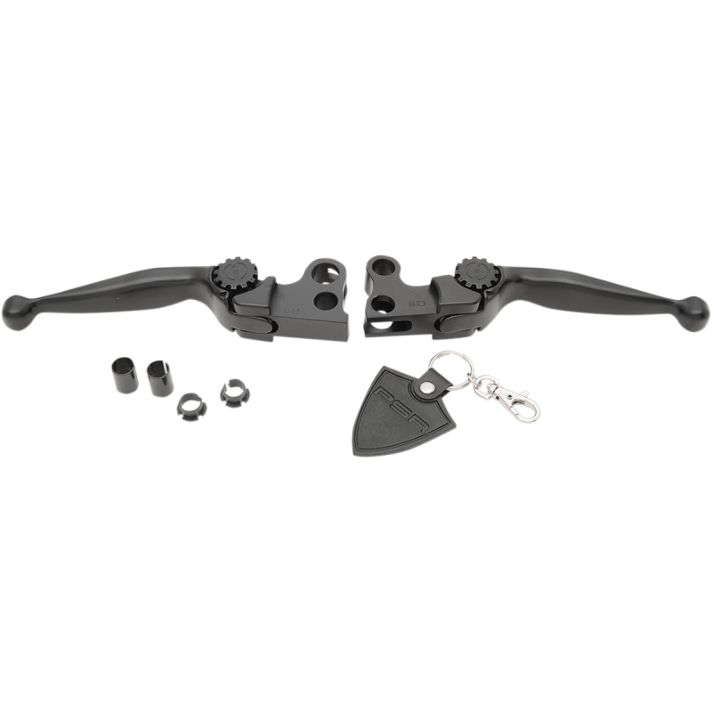 POWERSTANDS RACING 14-16 FLHT Jouney Lever SET BLK W/HYDR 12-00604-22