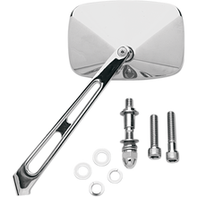 Load image into Gallery viewer, DRAG SPECIALTIES AIR STEM MIRROR RECTNGULR 0640-0006