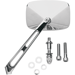 DRAG SPECIALTIES AIR STEM MIRROR RECTNGULR 0640-0006