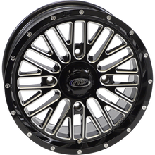 Load image into Gallery viewer, ITP MOMENTUM 15X7 4/156 5+2 (+30mm) GLOSS BLACK MACHINED 1522741731B