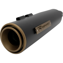 Load image into Gallery viewer, RINEHART RACING MUFFLERS HP45 BLK/GLD FL 17- 500-1101