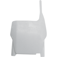 Load image into Gallery viewer, UFO CR/CRF125-450R 04-13 FRONT # PLATE WHITE HO03633-041