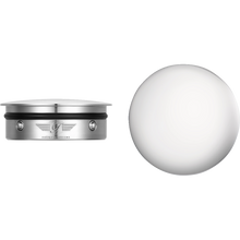 Load image into Gallery viewer, FIGURATI DESIGNS HARLEY-DAVIDSON PLAIN SILVER CUSTOM SWING ARM COVERS FD60-SS