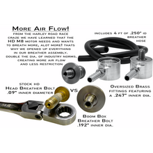 Load image into Gallery viewer, ALLOY ART Air Cleaner - Boom Box - 1.8" - Clear - M8 1.8M8P