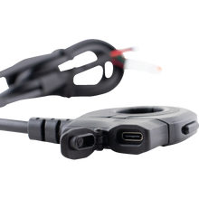 Load image into Gallery viewer, KOSO NORTH AMERICA THUMB SWITCH WITH TYPE-C CHARGER BLACK KB011000