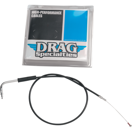 DRAG SPECIALTIES BLACK THROTTLE CABLE 4330344B