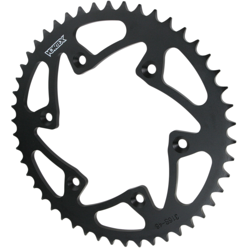 VORTEX SPROCKET VORTEX STEEL BLK 48T 316S-48