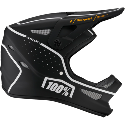 100% STATUS YOUTH HELMET DREAMFLOW BLACK - S 80011-00025