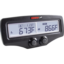 Load image into Gallery viewer, KOSO NORTH AMERICA DUAL EGT-02R EVO RPM-WATER TEMP LOGGER FAST RESPONSE SENSORS BA006010X