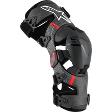 Load image into Gallery viewer, ALPINESTARS S-TECH RK-10 PLSMA KNEE BRACE BLK/RD XL 6501425-13-XL