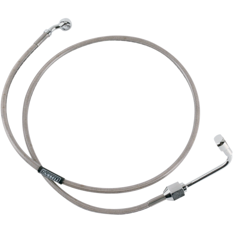 RUSSELL 97-06 FLHR/C/R,FLTR REAR S/S BRAKE LINE R08844DS