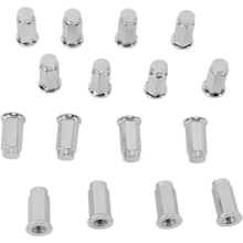 Load image into Gallery viewer, ITP 3/8" CHROME LUG NUT FLAT BASE (16) ALUG11BX