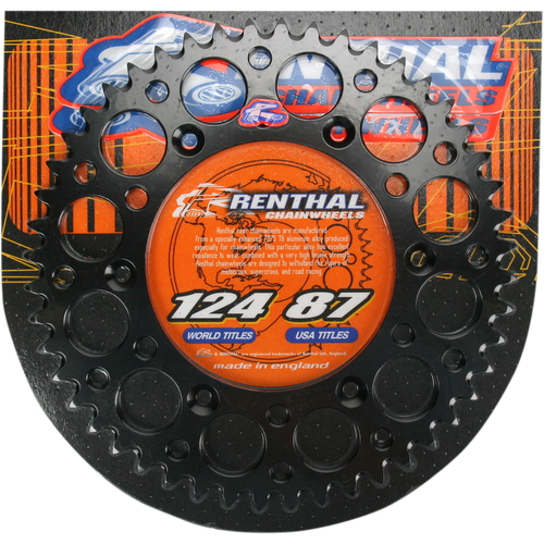 RENTHAL RENTHAL SPROCKET 224U-520-48GP BLACK 224U-520-48GPBK