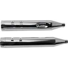 Load image into Gallery viewer, S&amp;S CYCLE 95-16 FLHT MUFFLERS 4.5" CHR/TRACR 550-0624