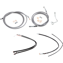 Load image into Gallery viewer, BURLY BRAND Handlebar Cable/Brake Line Kit - Complete - 18" Ape Hanger H B30-1169