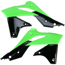 Load image into Gallery viewer, Acerbis - 13-16 Kawasaki KX250F Radiator Shroud - Green/Black (2314161089)