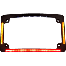 Load image into Gallery viewer, CUSTOM DYNAMICS LIC/PLT FRAME BLK RADIUS TF05-B