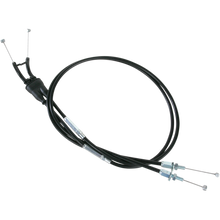 Load image into Gallery viewer, MOTION PRO THROTTLE CABLE PUSH-PULL BLACK VINYL SET 03-0396