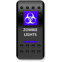 Load image into Gallery viewer, MOOSE UTILITY DIVISION MOOSE BRANDED ZOMBIE SWITCH WITH BLUE LED ZMB-PWR