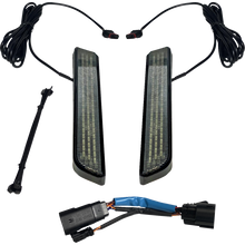 Load image into Gallery viewer, CUSTOM DYNAMICS LIGHT LED FORK SMK BLK CD-FORK-SS8-SB