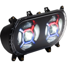 Load image into Gallery viewer, CUSTOM DYNAMICS HEADLIGHTS PGDBLX LED BLK PG-RG-B