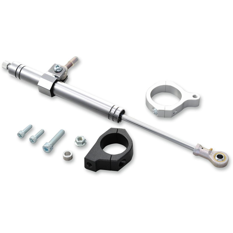 DRAG SPECIALTIES 06-17 FXD STEERING DAMPER KIT SLV 84889