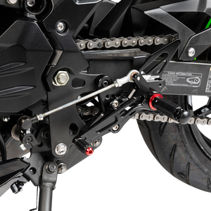 HOT BODIES MGP Rearset - Black - Kawasaki 51801-2500