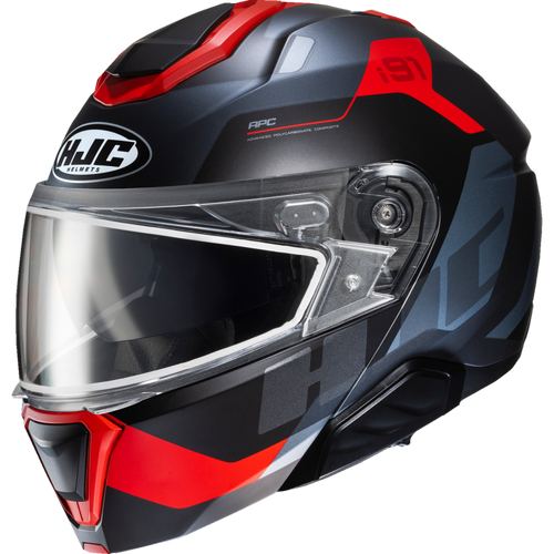 HJC i91 EC CARST SF GY/RD 2X 438610
