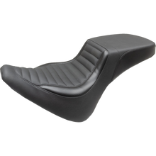 Load image into Gallery viewer, MUSTANG Squareback 2-Up Seat Black Tuck-n-Roll Breakout 18-21 76006