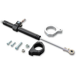DRAG SPECIALTIES 06-17 FXD STEERING DAMPER KIT BLK 87972