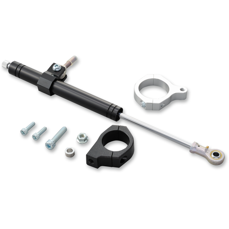 DRAG SPECIALTIES 06-17 FXD STEERING DAMPER KIT BLK 87972