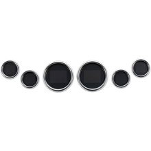 Load image into Gallery viewer, DAKOTA DIGITAL 04-13 FLHT SIX GAUGE CHR BEZEL MLX-8604 - Motomike Canada