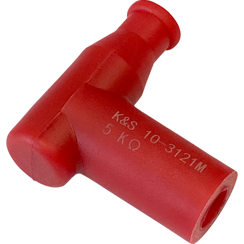 K&S TECHNOLOGIES CAP SPARK PLUG T TYPE RED 14MM 10-3121M